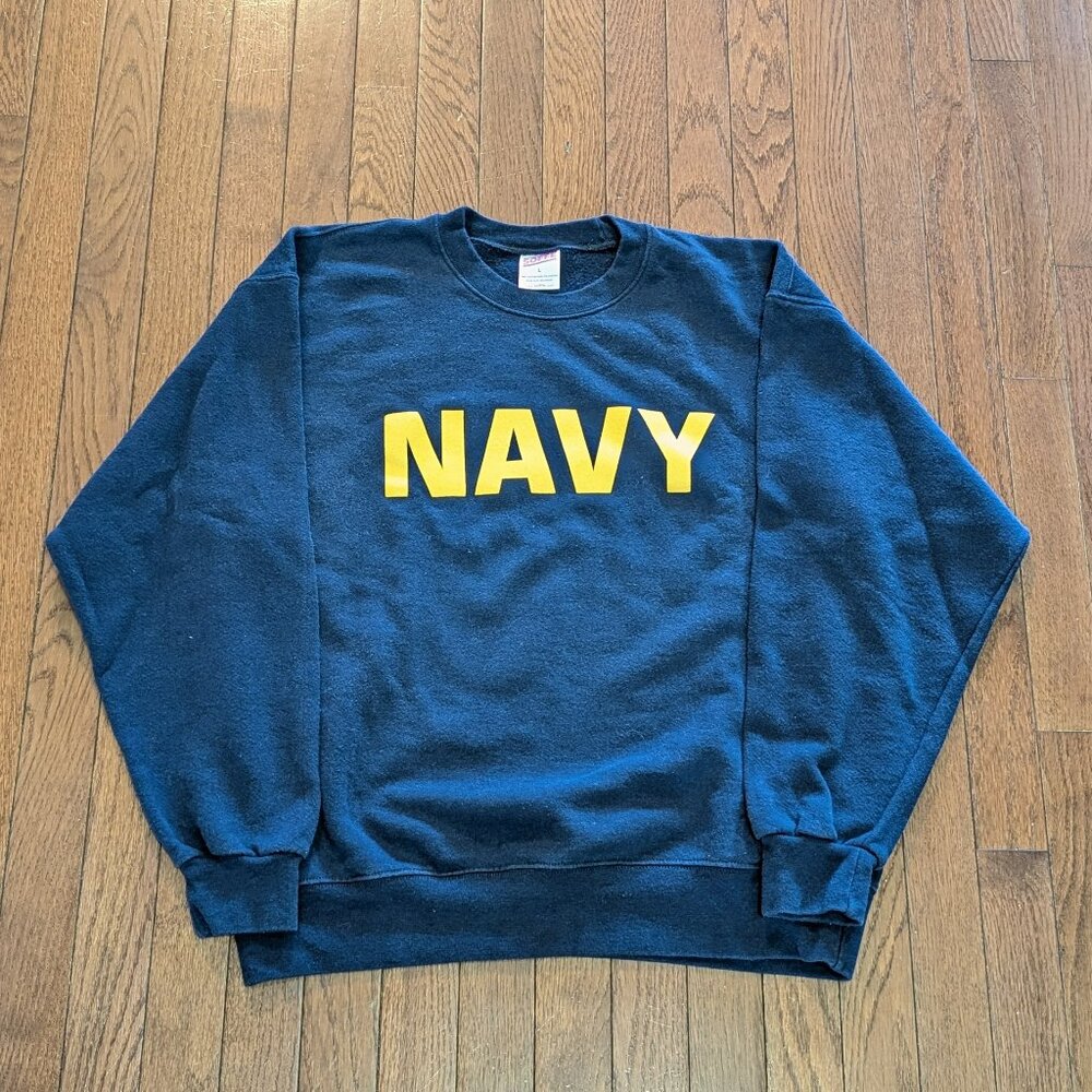 Vintage Navy Soffe Sweats Crewneck - Size L